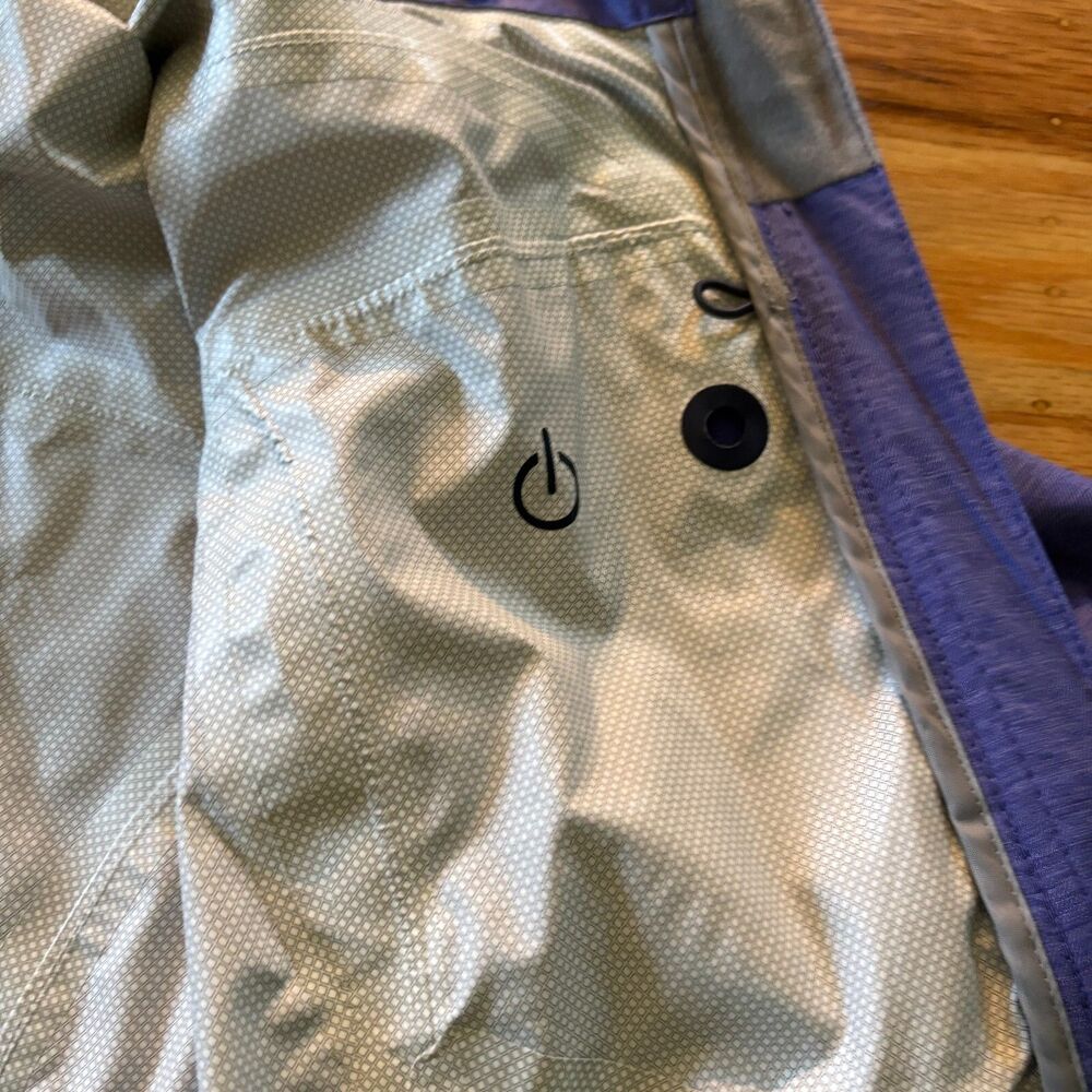 PARADOX Purple Hooded Outdoor Adventure Windbreaker Shell Womens Size Small - Picture 7 of 10